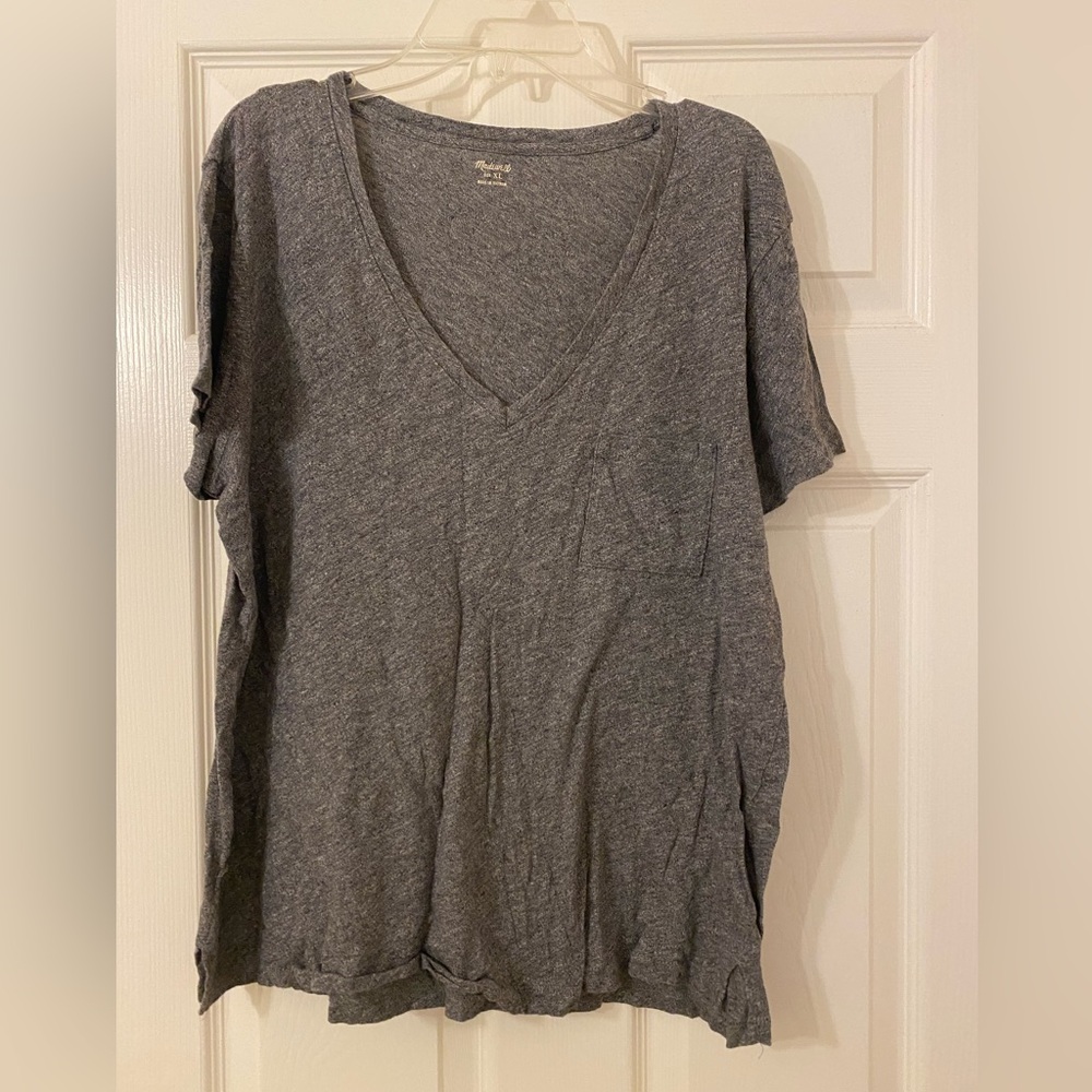 Gray madewell t shirt